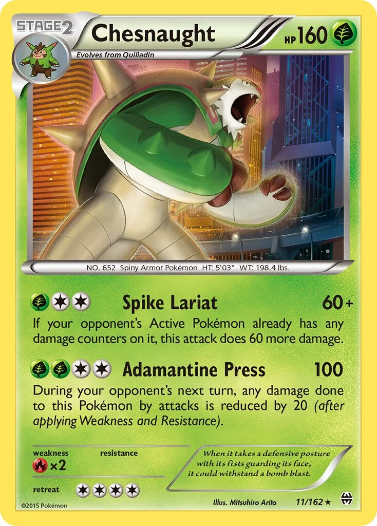 Chesnaught 「BKT 11/162」「EN」