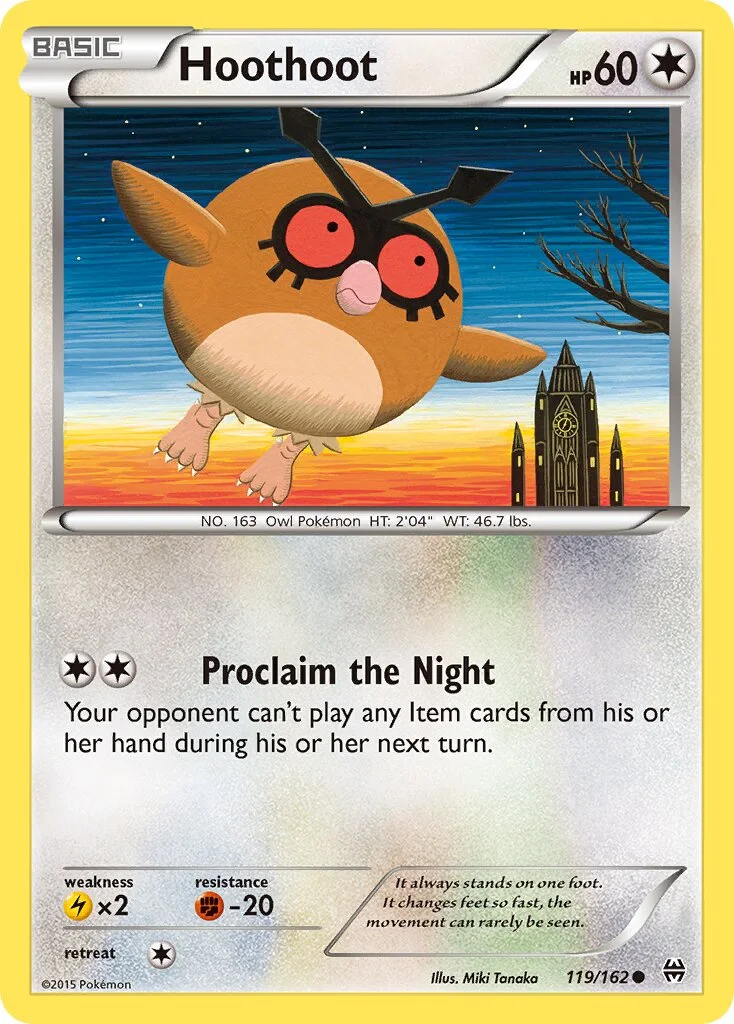Hoothoot 「BKT 119/162」「EN」