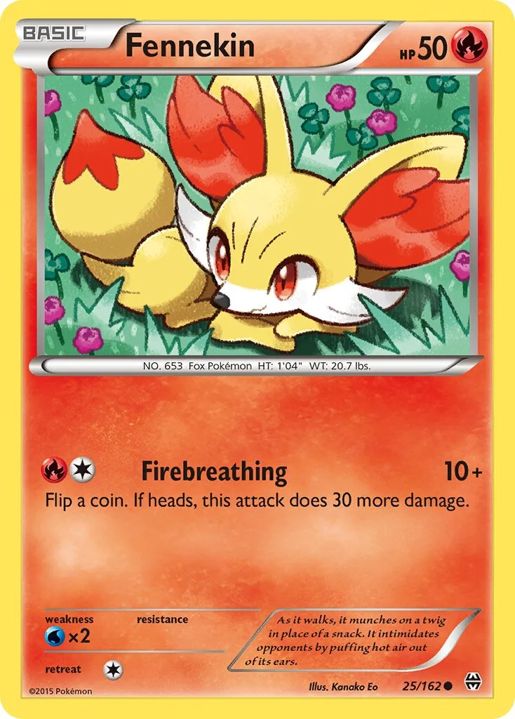 Fennekin 「BKT 25/162」「EN」
