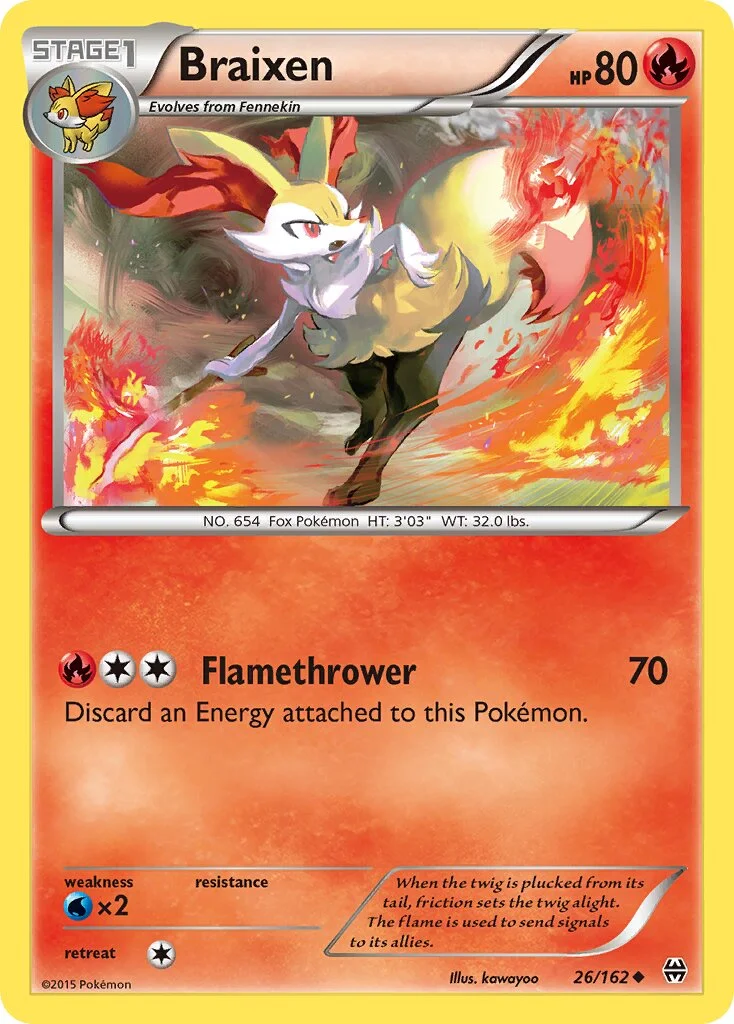 Braixen 「BKT 26/162」「EN」