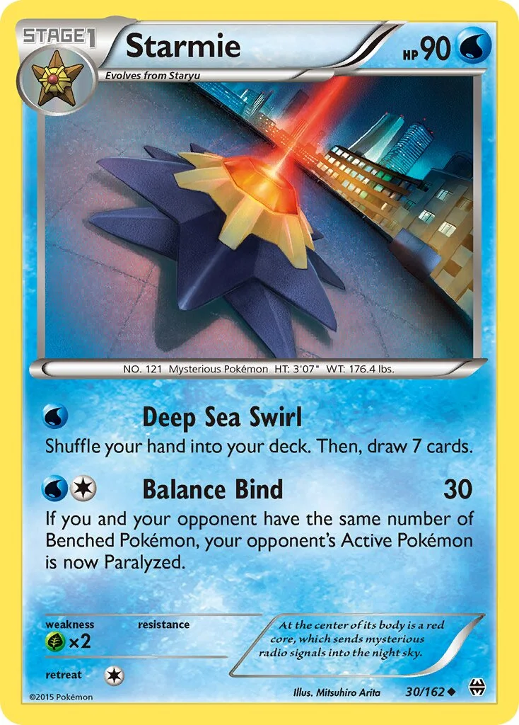 Starmie 「BKT 30/162」「EN」