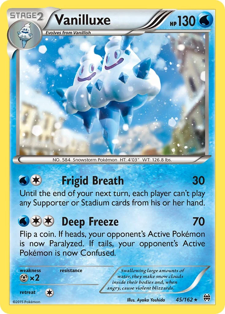 Vanilluxe 「BKT 45/162」「EN」