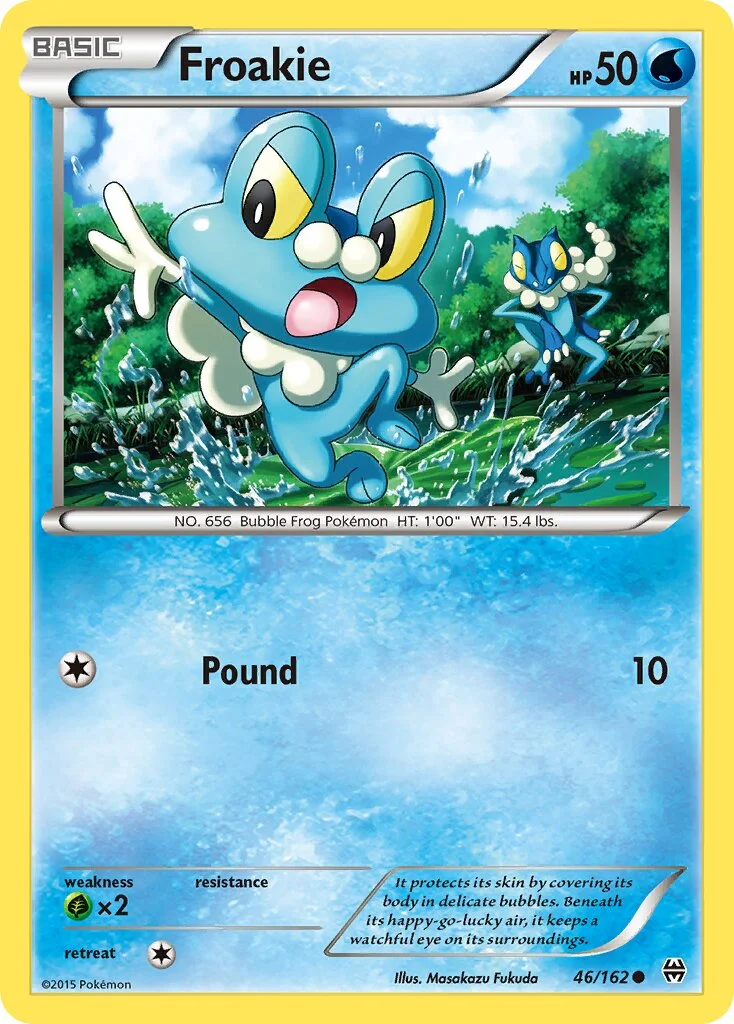Froakie 「BKT 46/162」「EN」
