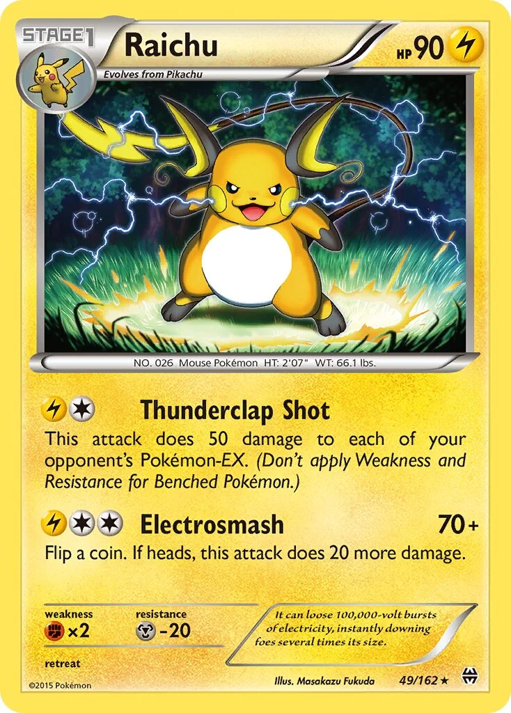 Raichu 「BKT 49/162」「EN」