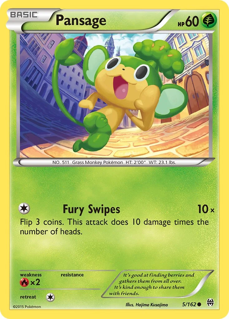 Pansage 「BKT 5/162」「EN」