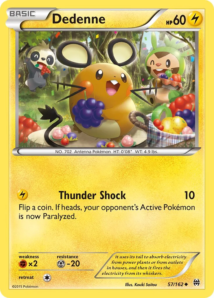 Dedenne 「BKT 57/162」「EN」