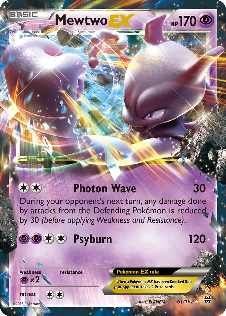Mewtwo-EX 「BKT 61/162」「EN」