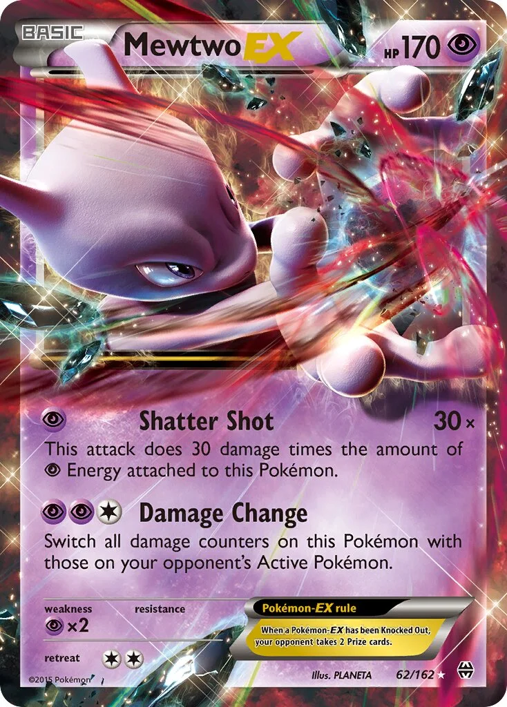 Mewtwo-EX 「BKT 62/162」「EN」