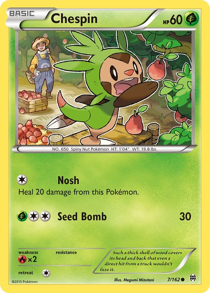 Chespin 「BKT 7/162」「EN」