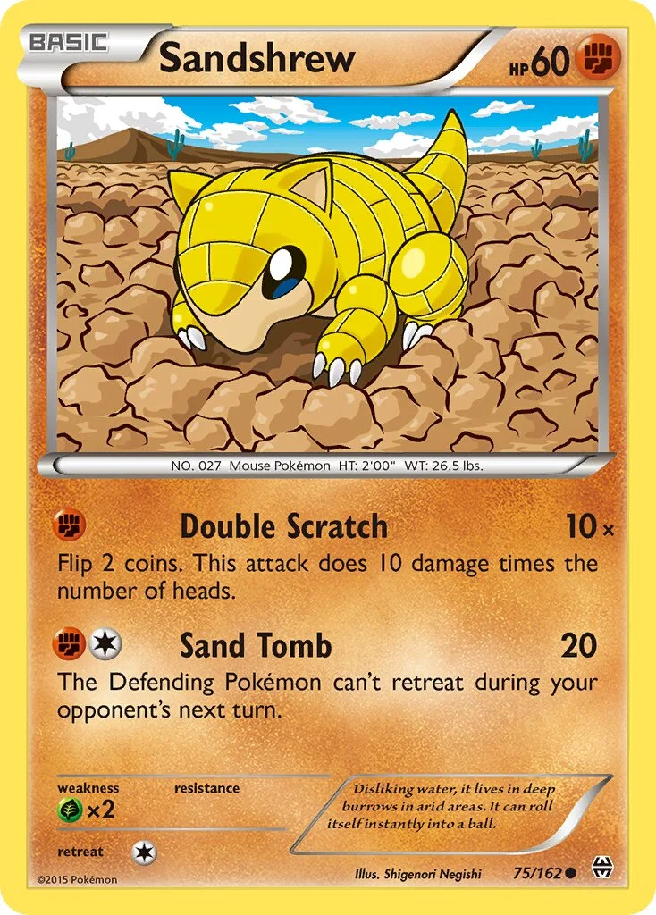 Sandshrew 「BKT 75/162」「EN」