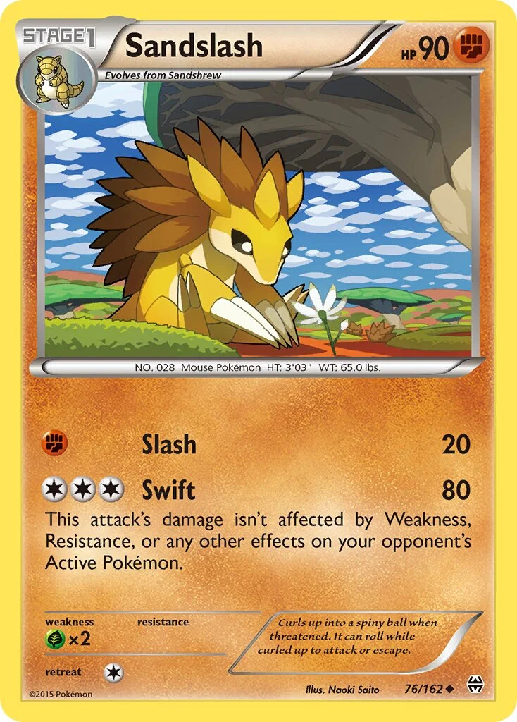 Sandslash 「BKT 76/162」「EN」