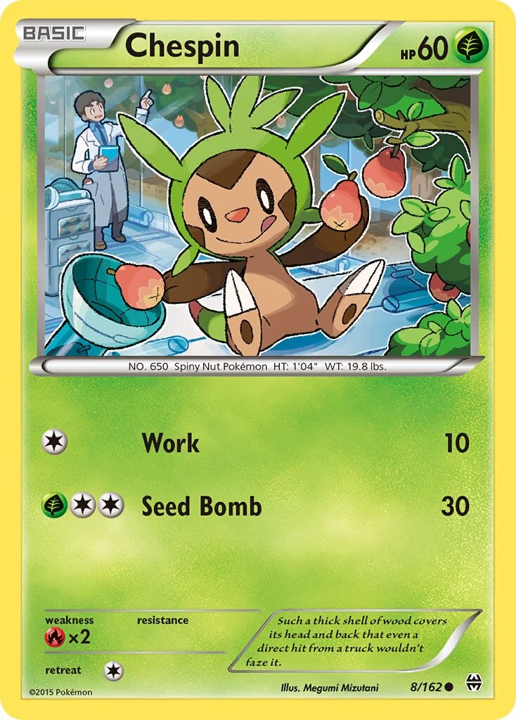 Chespin 「BKT 8/162」「EN」