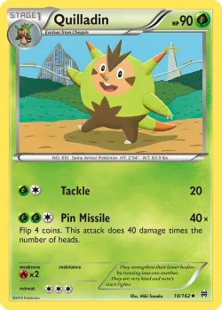 Quilladin #10/162 · Pokémon