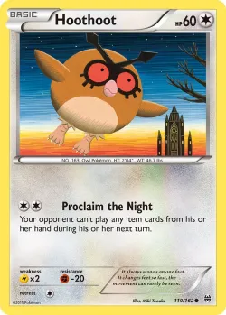 Hoothoot #119/162 · Pokémon