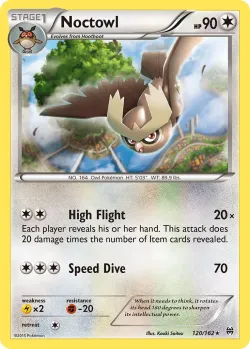 Noctowl #120/162 · Pokémon