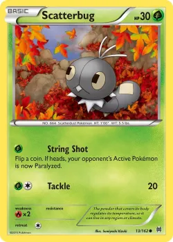 Scatterbug #13/162 · Pokémon