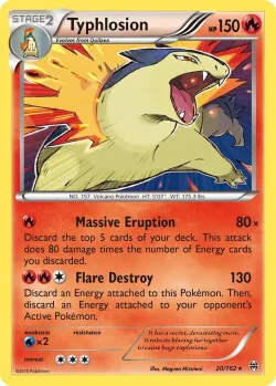 Typhlosion #20/162 · Pokémon