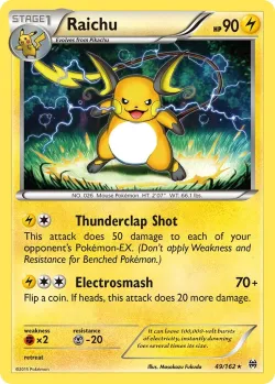 Raichu #49/162 · Pokémon