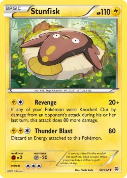 Stunfisk #56/162 · Pokémon