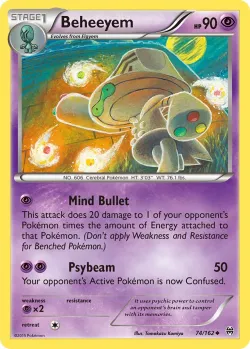 Beheeyem #74/162 · Pokémon