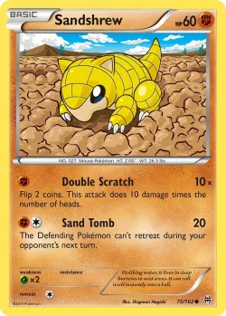 Sandshrew #75/162 · Pokémon
