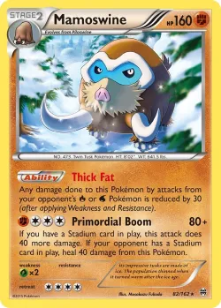 Mamoswine #82/162 · Pokémon