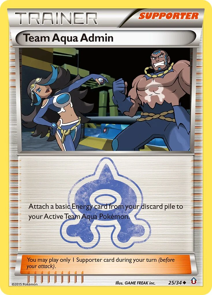 Team Aqua Admin 「DCR 25/34」「EN」