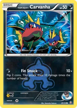 Team Aqua's Carvanha 「DCR 20/34」「EN」