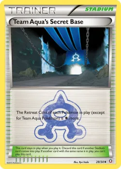 Team Aqua's Secret Base 「DCR 28/34」「EN」