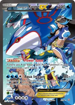 Team Aqua's Kyogre-EX #6/34 · Pokémon