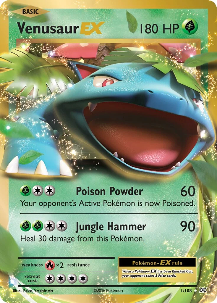 Venusaur-EX 「EVO 1/108」「EN」