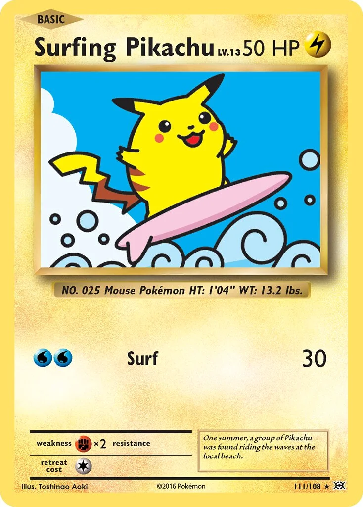 Surfing Pikachu 「EVO 111/108」「EN」