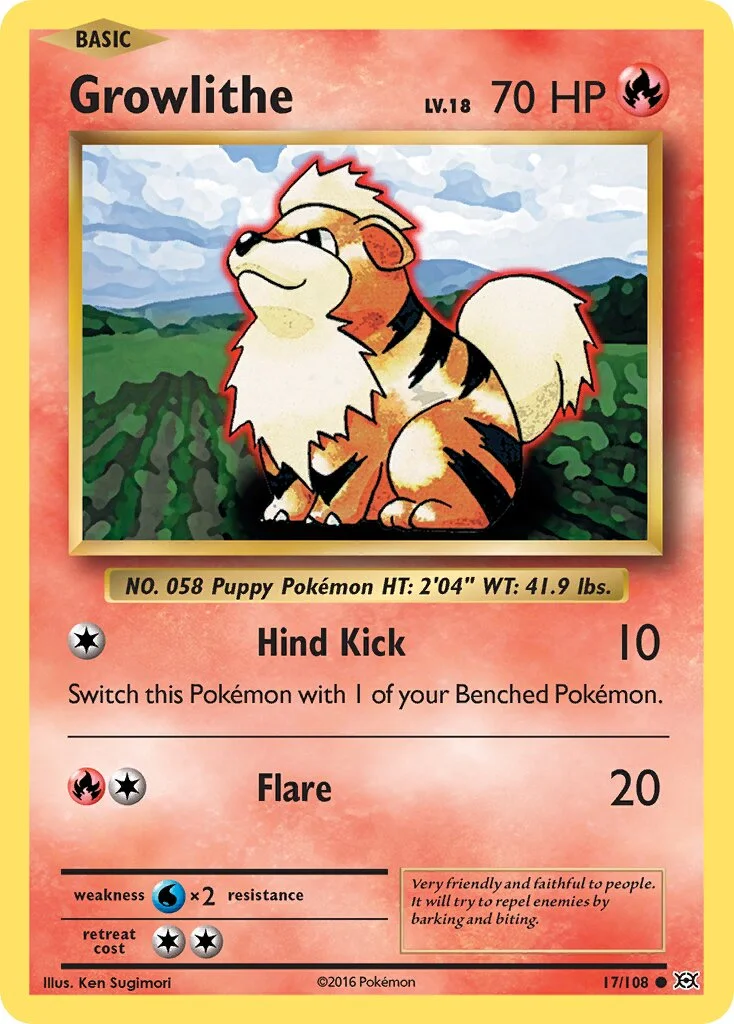 Growlithe 「EVO 17/108」「EN」