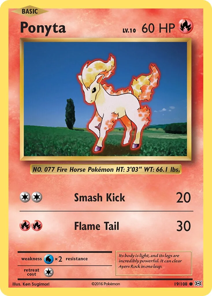 Ponyta 「EVO 19/108」「EN」