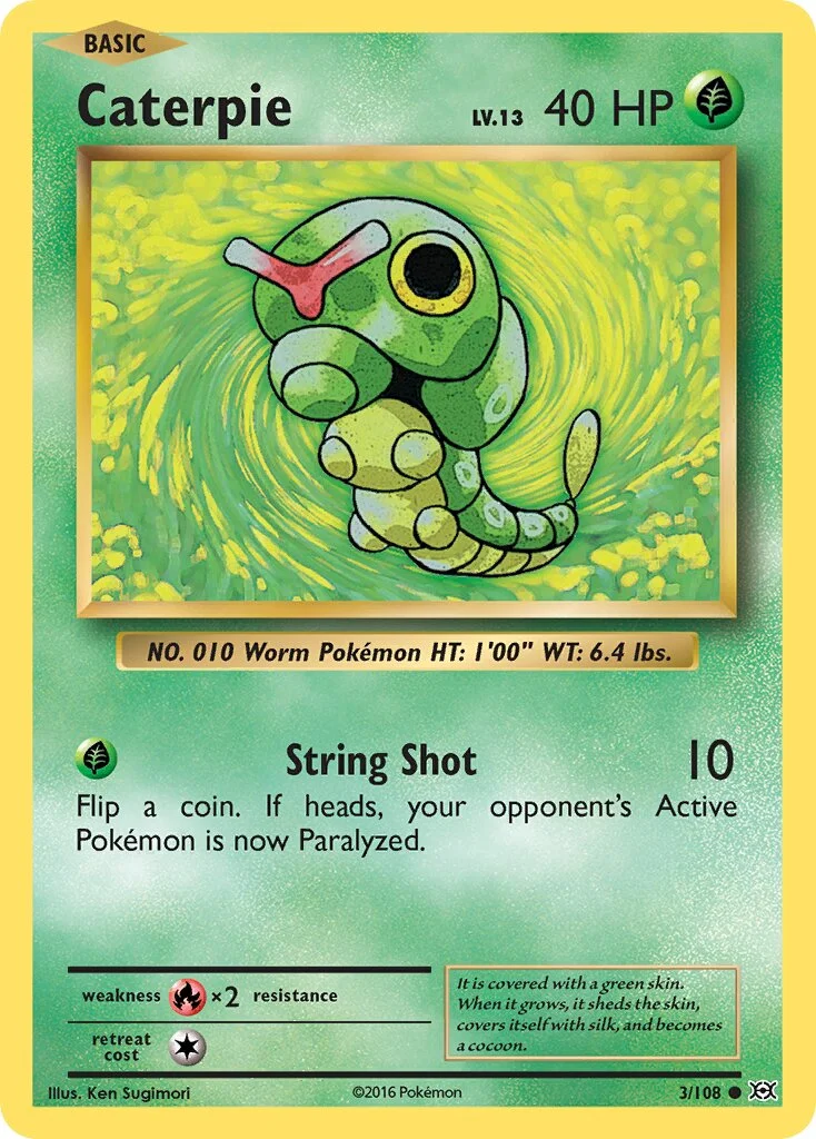 Caterpie 「EVO 3/108」「EN」