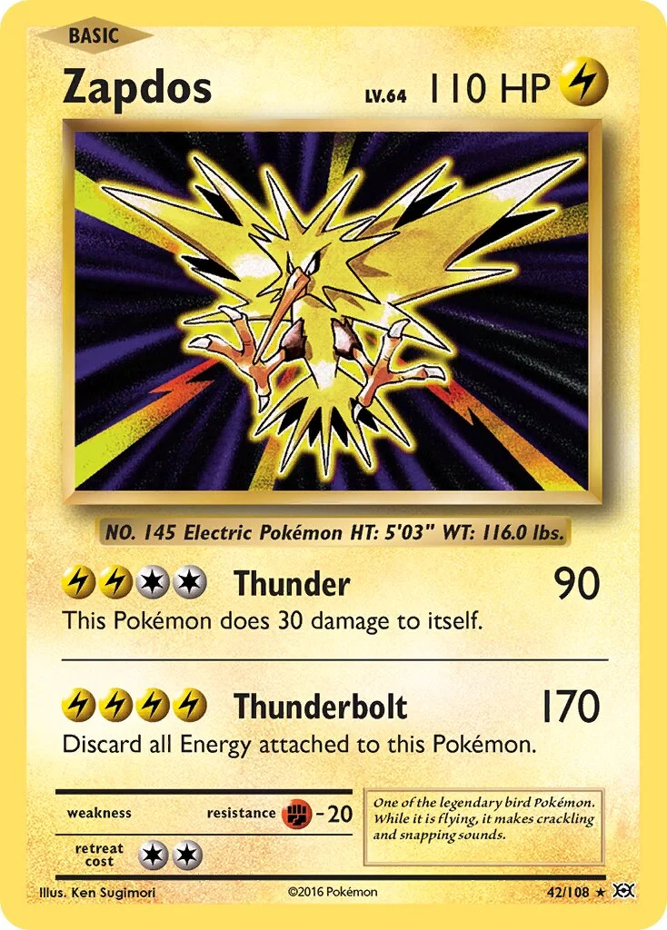 Zapdos 「EVO 42/108」「EN」
