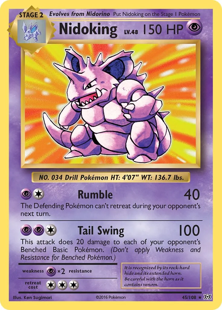 Nidoking 「EVO 45/108」「EN」