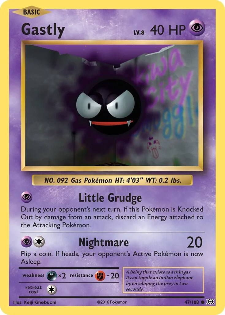 Gastly 「EVO 47/108」「EN」