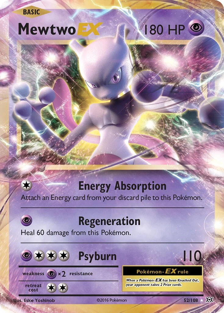Mewtwo-EX 「EVO 52/108」「EN」