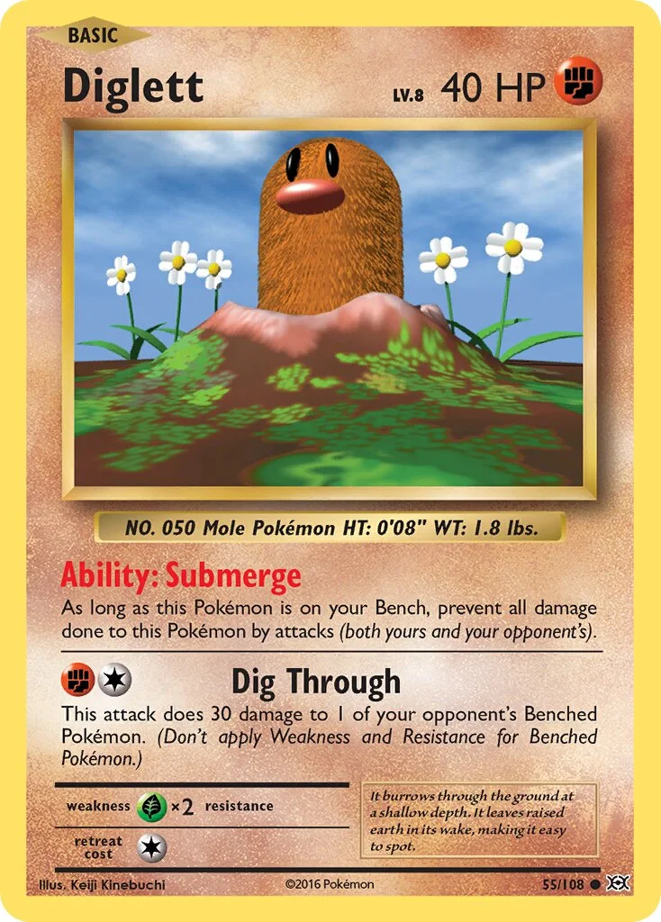 Diglett 「EVO 55/108」「EN」