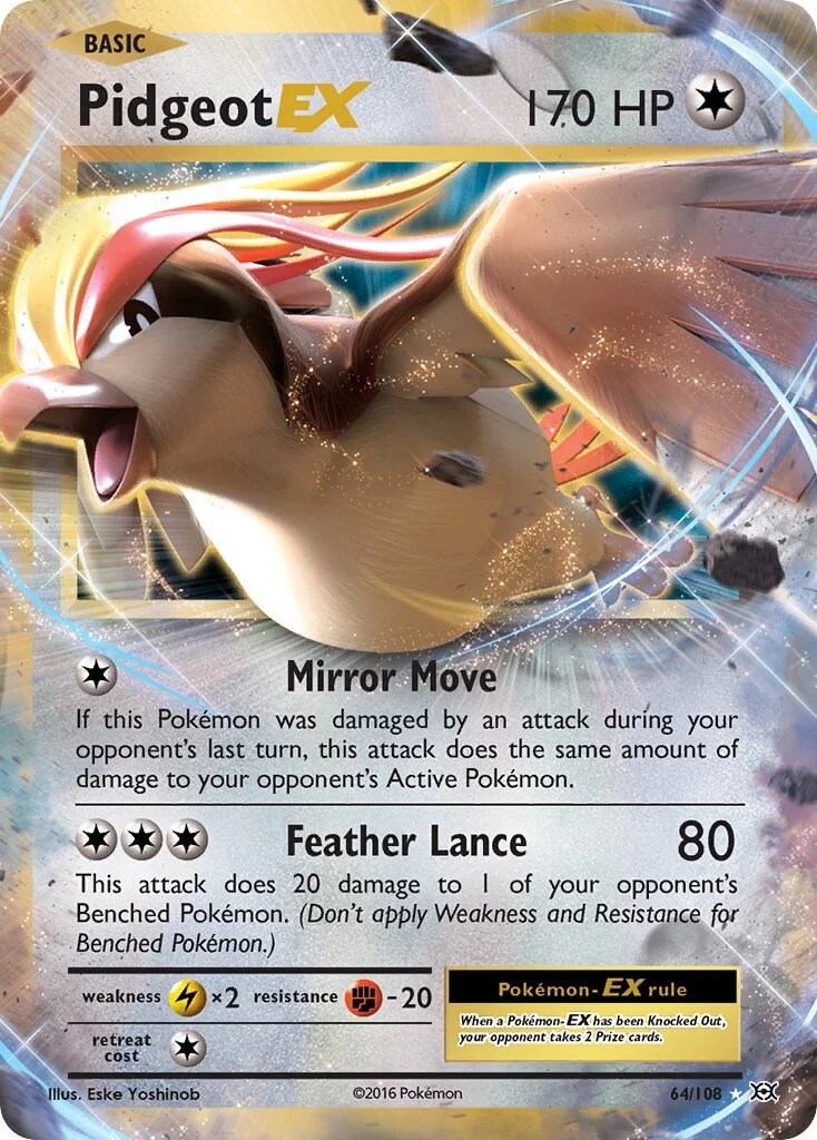 Pidgeot-EX 「EVO 64/108」「EN」