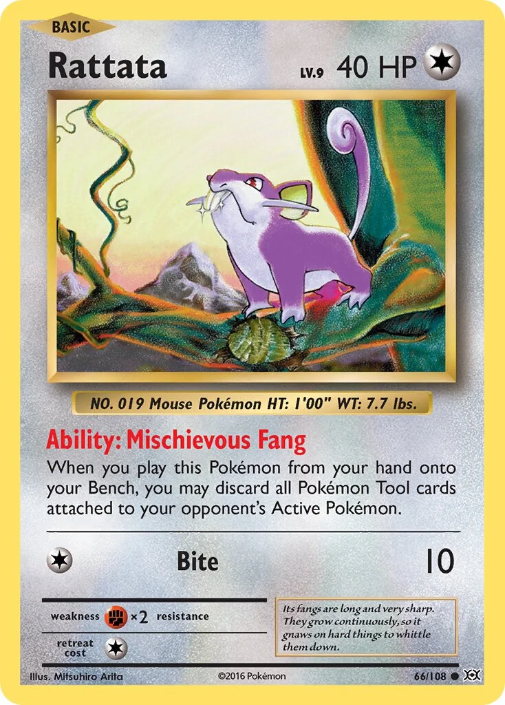 Rattata 「EVO 66/108」「EN」