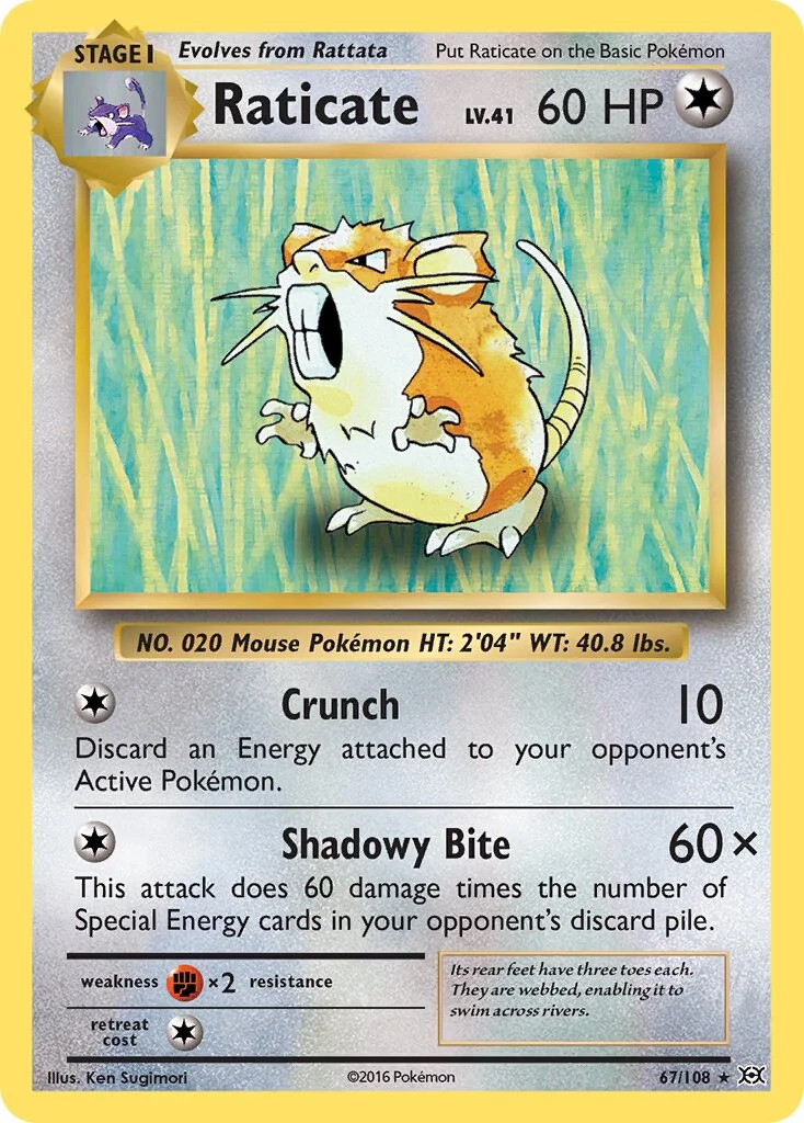Raticate 「EVO 67/108」「EN」