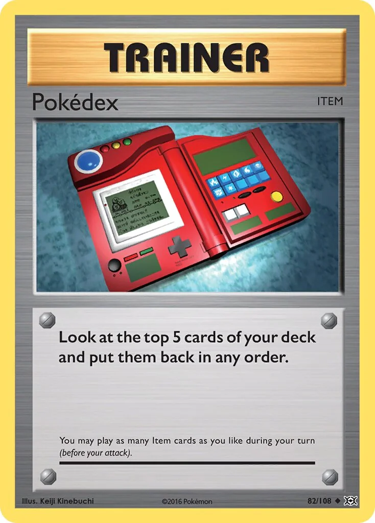 Pokédex 「EVO 82/108」「EN」
