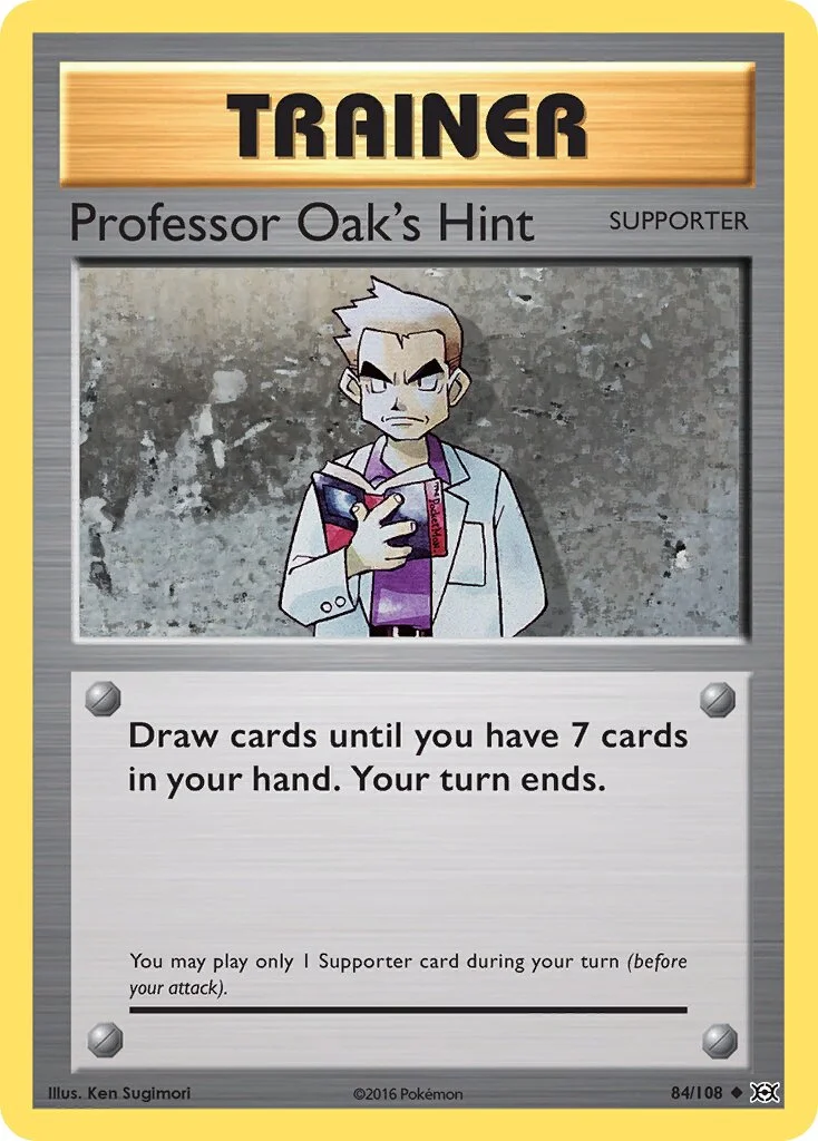 Professor Oak's Hint 「EVO 84/108」「EN」