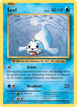 Seel #28/108 · Pokémon