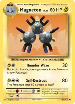 Magneton #38/108 · Pokémon