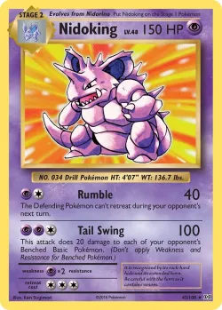 Nidoking #45/108 · Pokémon