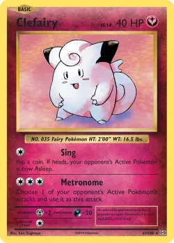 Clefairy #63/108 · Pokémon