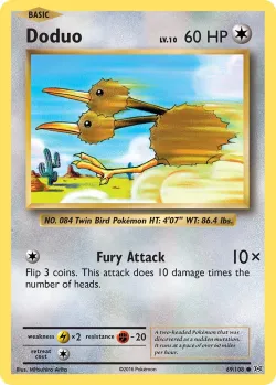 Doduo #69/108 · Pokémon